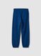 Blue organic cotton jogger trousers_1