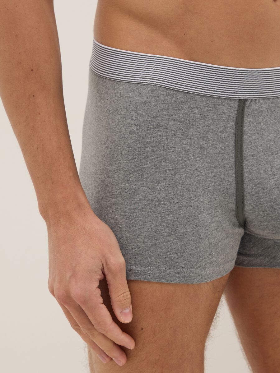 Three-pack of multicolor regular fit stretch cotton boxers_3