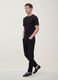 Black slim-fit jeans in cotton and viscose blend_3