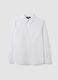 White long-sleeve slim-fit shirt_4