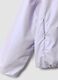 Purple hooded rain jacket with zip for girls_6