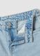 Jeans azzurri culotte in puro cotone per ragazza_2