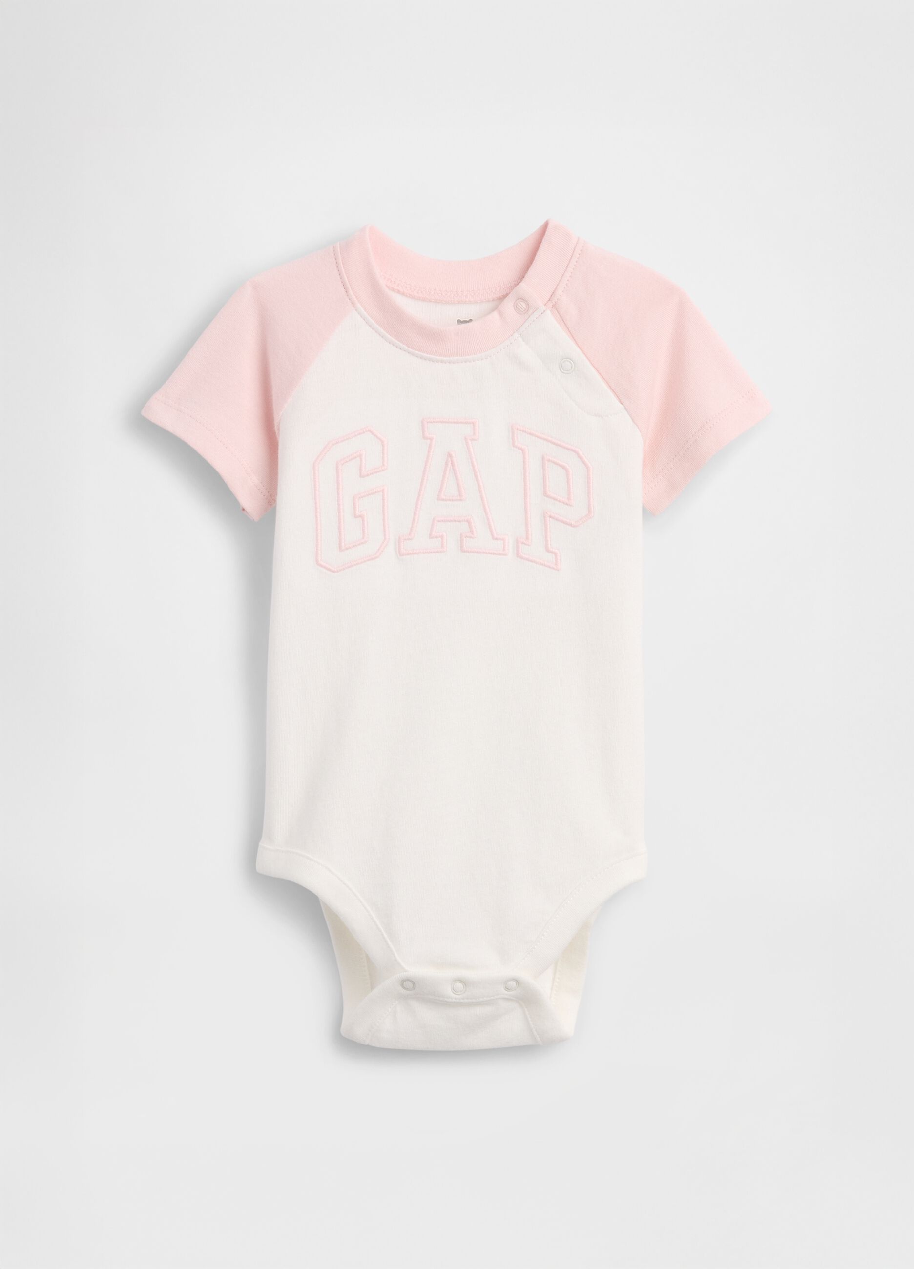 Pure Cotton Bodysuit with Logo