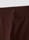 Leggings marroni flare in tessuto elasticizzato traspirante ALTAVIA STUDIO_9