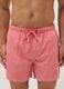 Pink swim shorts with elasticated waist_1