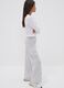Pantaloni cargo grigi culotte in puro cotone per ragazza_2