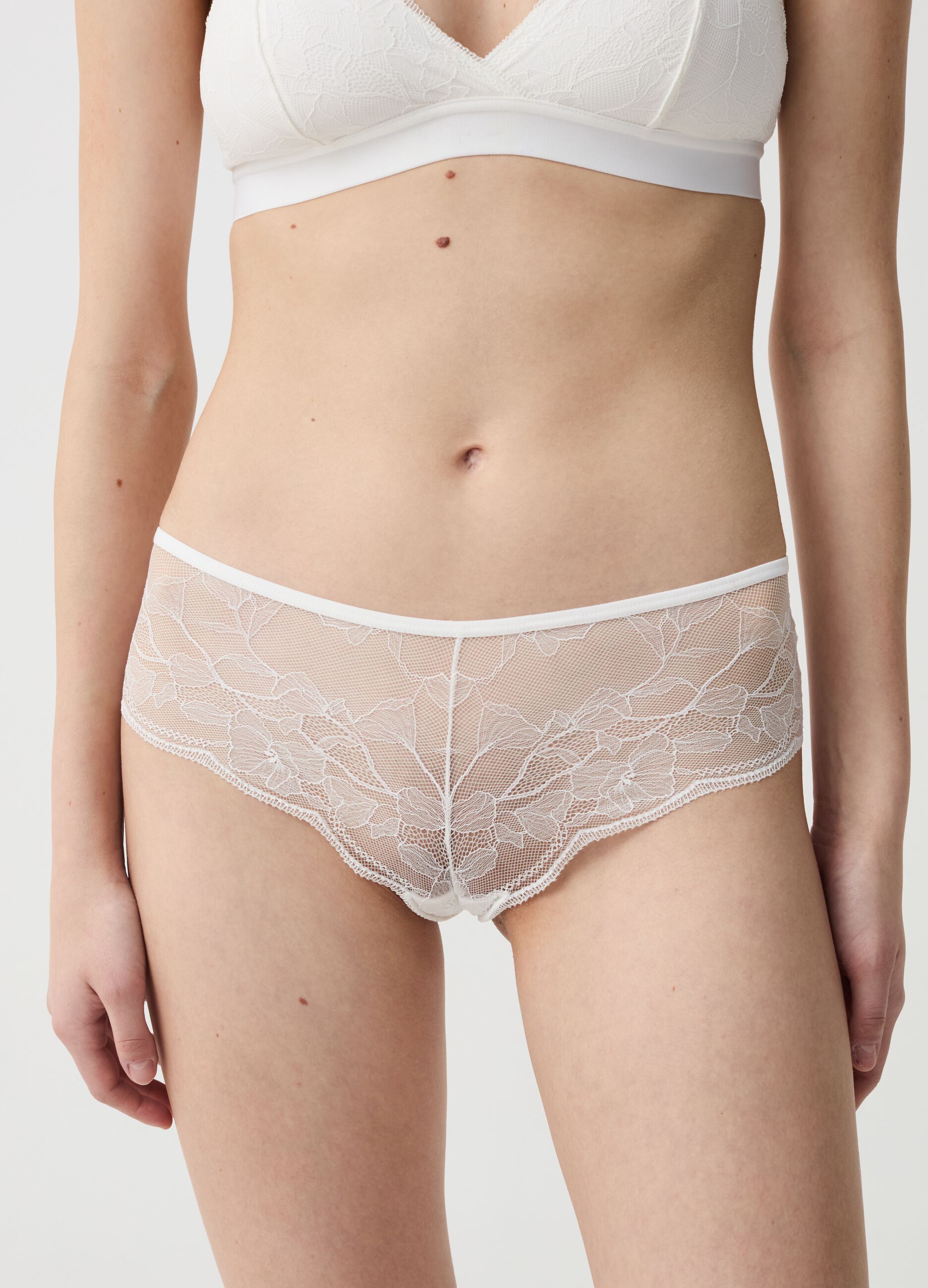 French knickers in floral lace