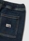 Pantaloni blu in cotone elasticizzato balloon fit_3