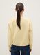 Yellow cotton blend sweatshirt regular fit_2