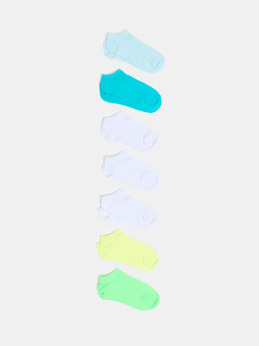 Seven-pair pack fluorescent shoe liners_0
