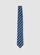 Multicolour striped pure silk tie 8 cm wide_0