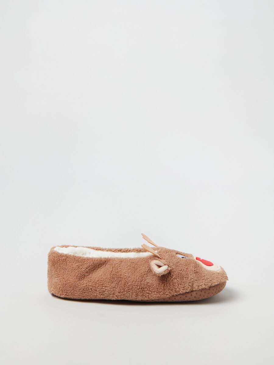 Ballerina slippers with Rudolph the red nosed reindeer_0