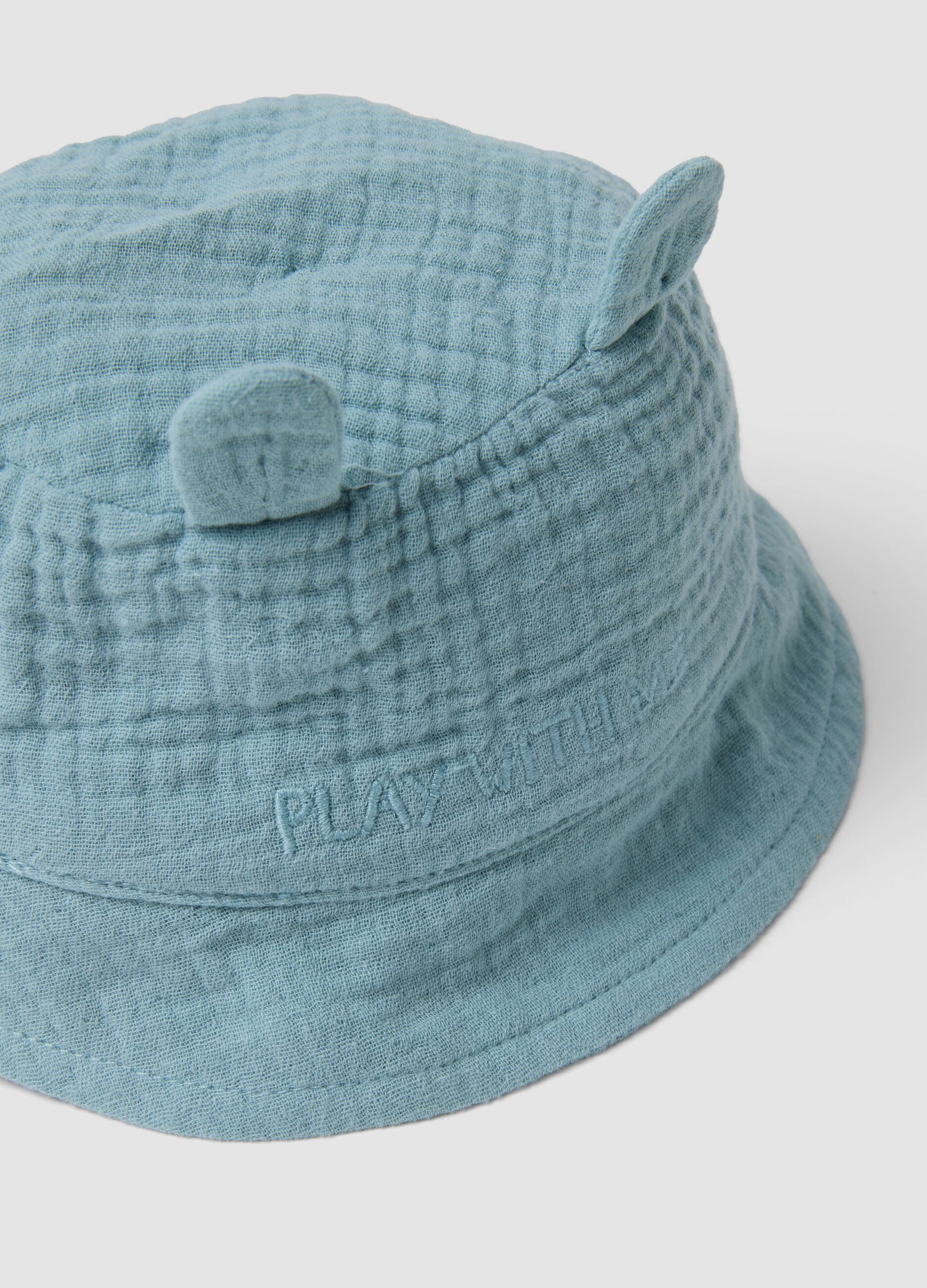 Baby Blue Hat in 100% Cotton