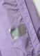 Casaco imperme&aacute;vel roxo com capuz e fecho de correr para menina, corte regular_3