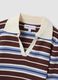 Maglia multicolor a righe in misto viscosa colletto polo fitted_1
