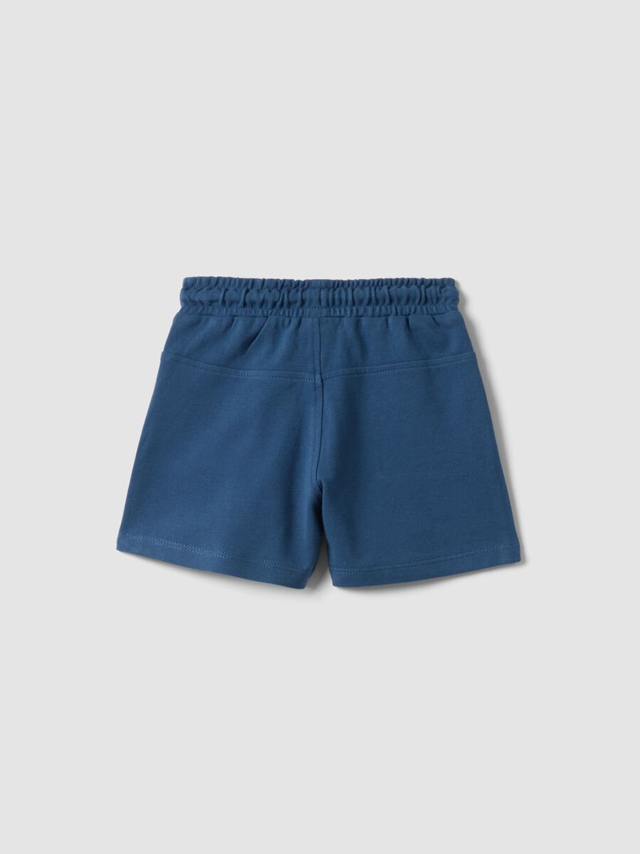 Reine Baumwollblaue Shorts f&uuml;r Jungen Regular Fit_1
