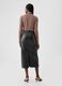 Glossy-effect midi cargo skirt_2