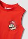 Red 100% cotton Super Mario Bros print vest top for boys_2
