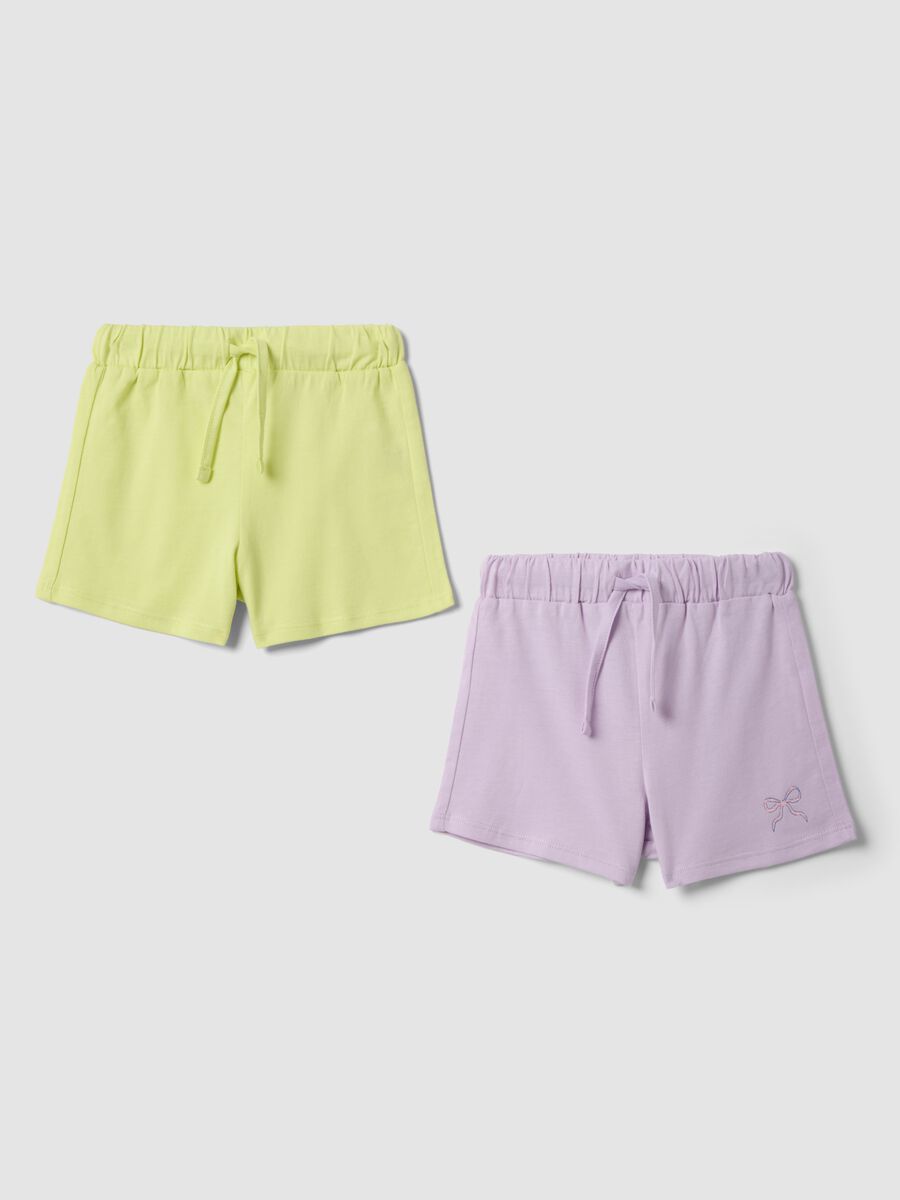 2er-Pack Shorts in Violett aus reiner Baumwolle_0