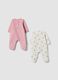 2er-Pack Baby-Strampler aus reiner Bio-Baumwolle mit F&uuml;&szlig;chen und Winnie Puuh-Print_1