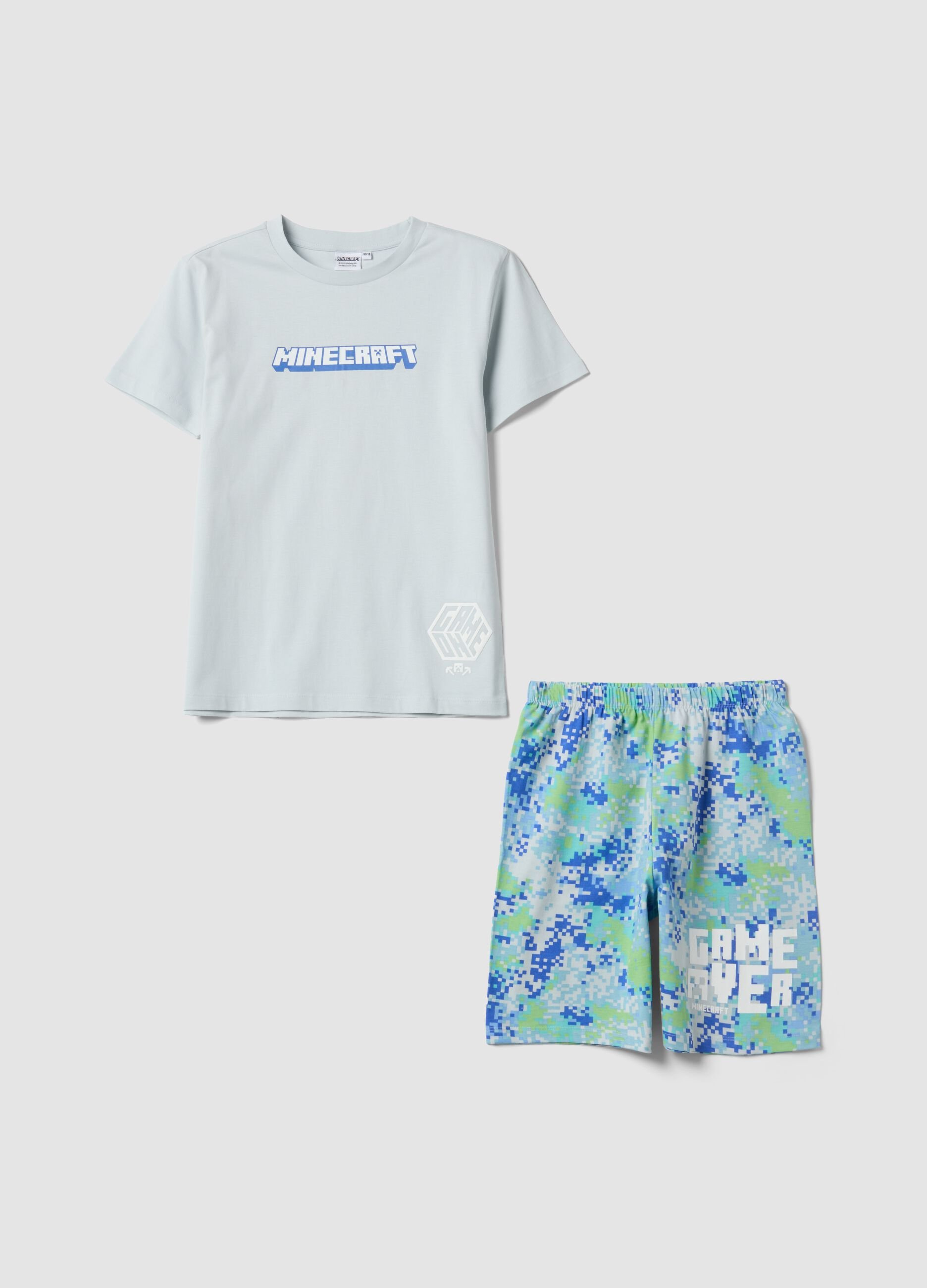 Light blue organic cotton pyjamas