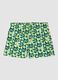 Blaue Boxer-Badeshorts mit Limoncello-Print_4