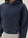 Girls' pure cotton blue regular fit hoodie_2