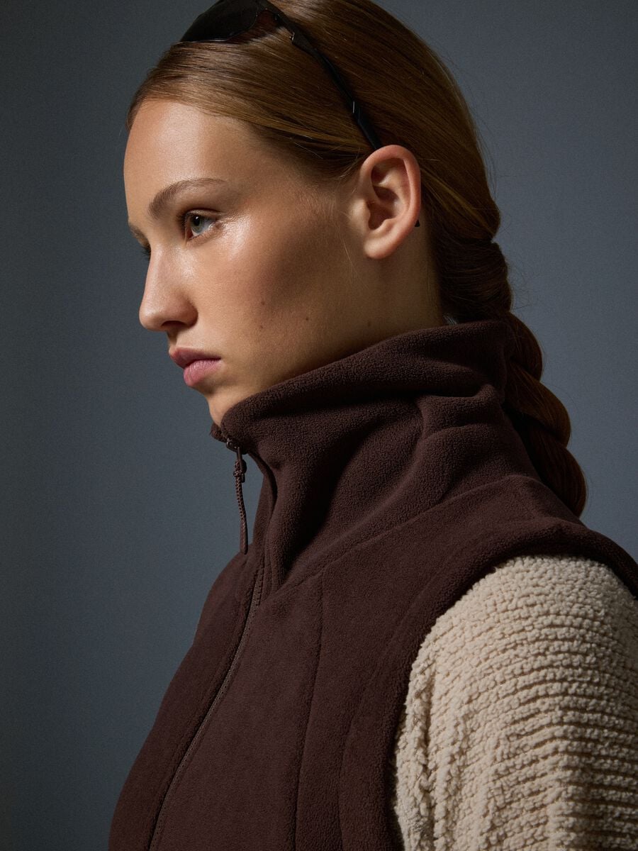 Full-Zip Fleece Gilet with 2-Way Stretch ALTAVIA WITH DEBORAH COMPAGNONI_2