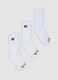 3er-Pack wei&szlig;e Sportsocken aus elastischer Bio-Baumwolle_0