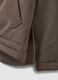 Casaco castanho acolchoado regular fit com fecho de correr_5