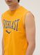 Camisola sem mangas laranja de algod&atilde;o puro com logotipo Everlast_2