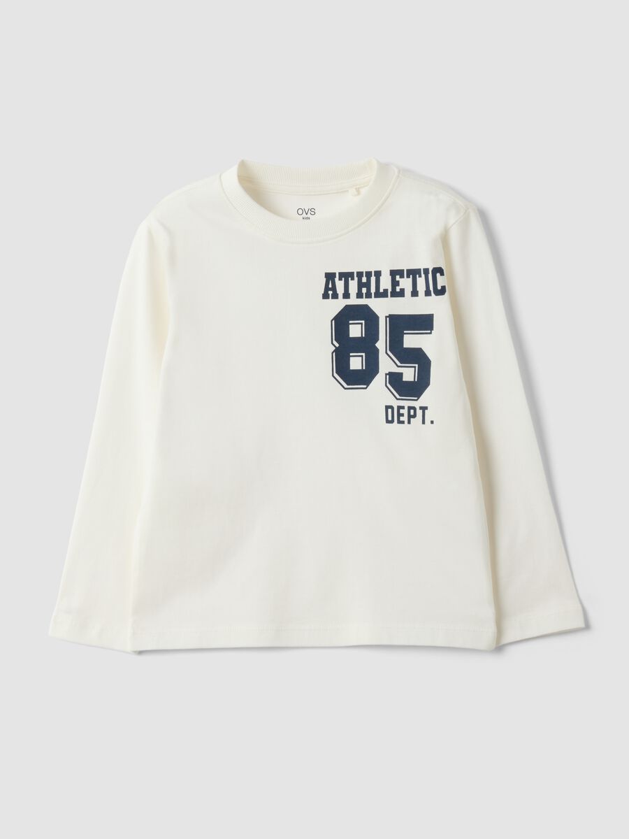 &Lambda;&epsilon;&upsilon;&kappa;ό T-shirt &alpha;&pi;ό 100% &omicron;&rho;&gamma;&alpha;&nu;&iota;&kappa;ό &beta;&alpha;&mu;&beta;ά&kappa;&iota; &mu;&epsilon; &sigma;&tau;ά&mu;&pi;&alpha; college &gamma;&iota;&alpha; &alpha;&gamma;ό&rho;&iota;_0