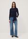 Blue Sweater with Fitted Fit_2