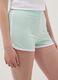 Cal&ccedil;&otilde;es verdes slim fit de algod&atilde;o puro para raparigas_1