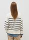 Striped pullover with slits_2