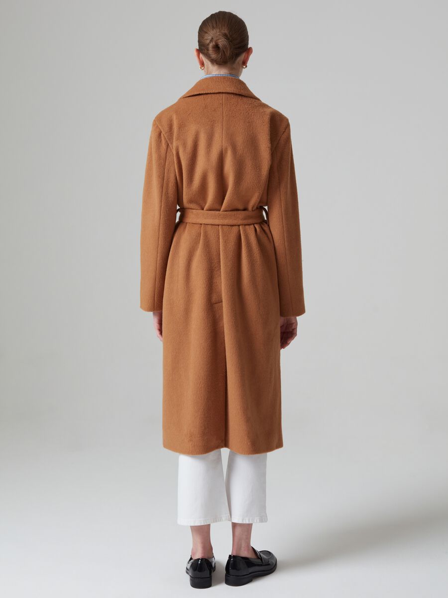 Long single-breasted coat with belt_2