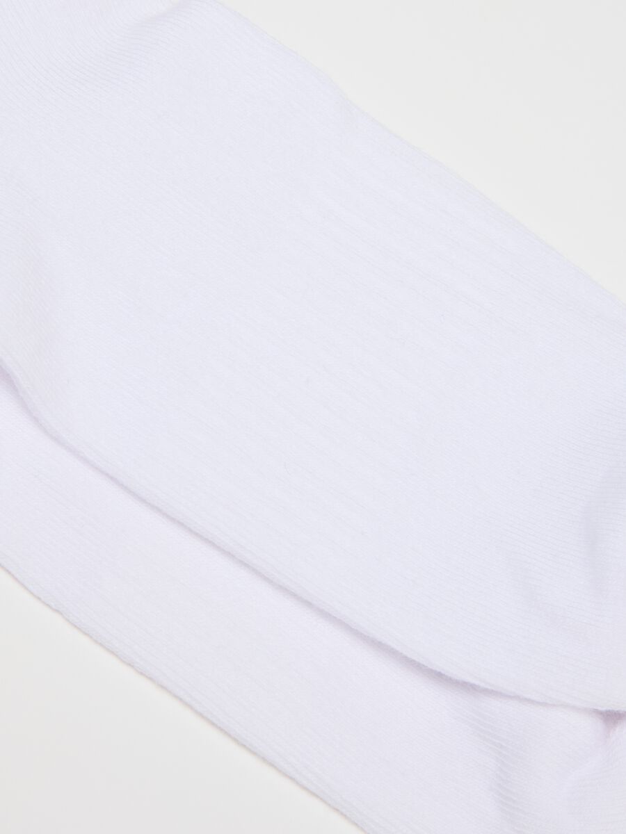 Three-pack of white elasticated tennis socks_2
