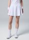 White ALTAVIA COURT sports skirt in stretch technical fabric with integrated shorts_1
