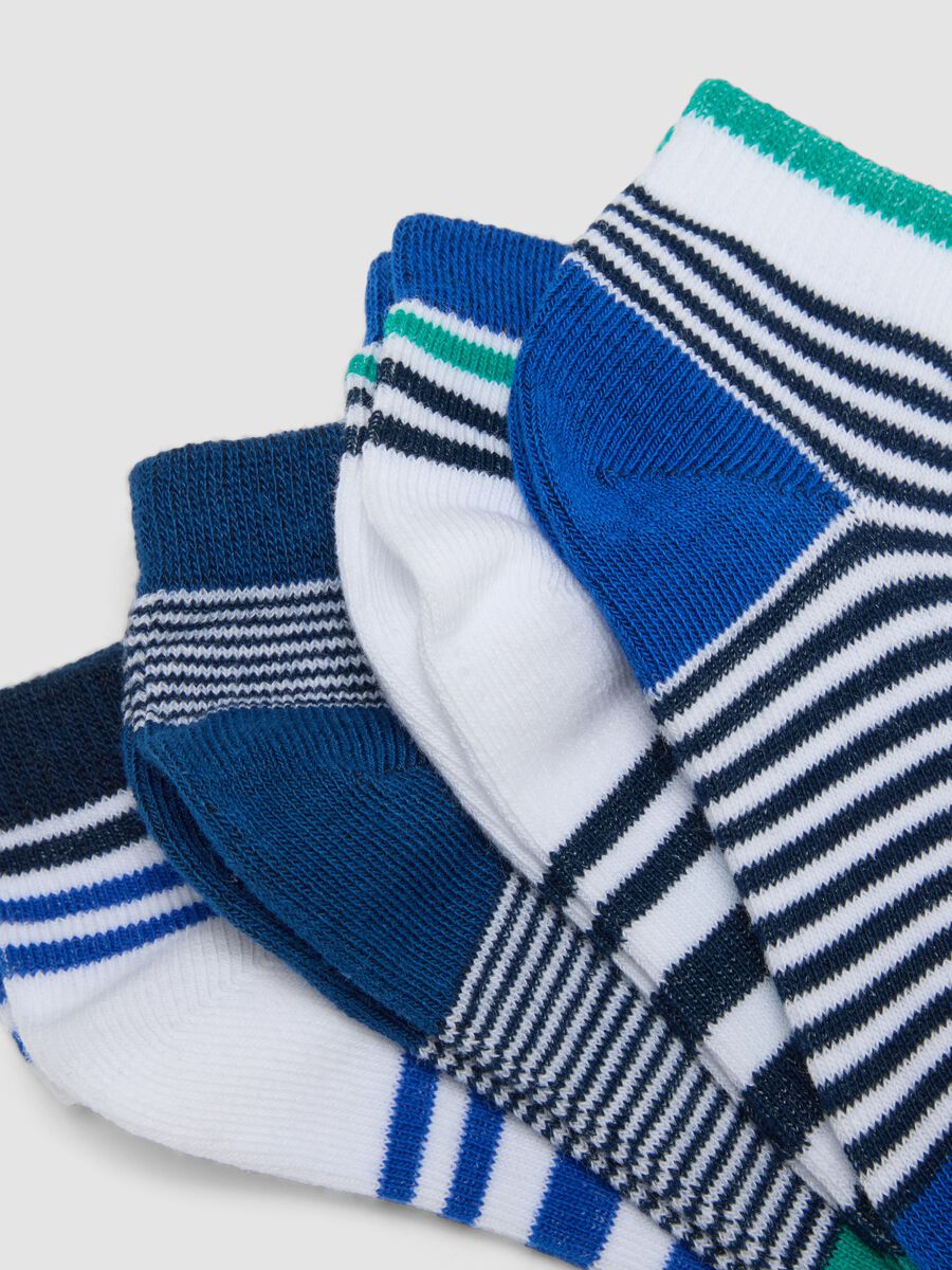 Pack de calcetines infantiles multicolor de mezcla de algod&oacute;n el&aacute;stico_2