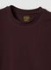 Brown organic cotton slim-fit short-sleeve T-shirt_2