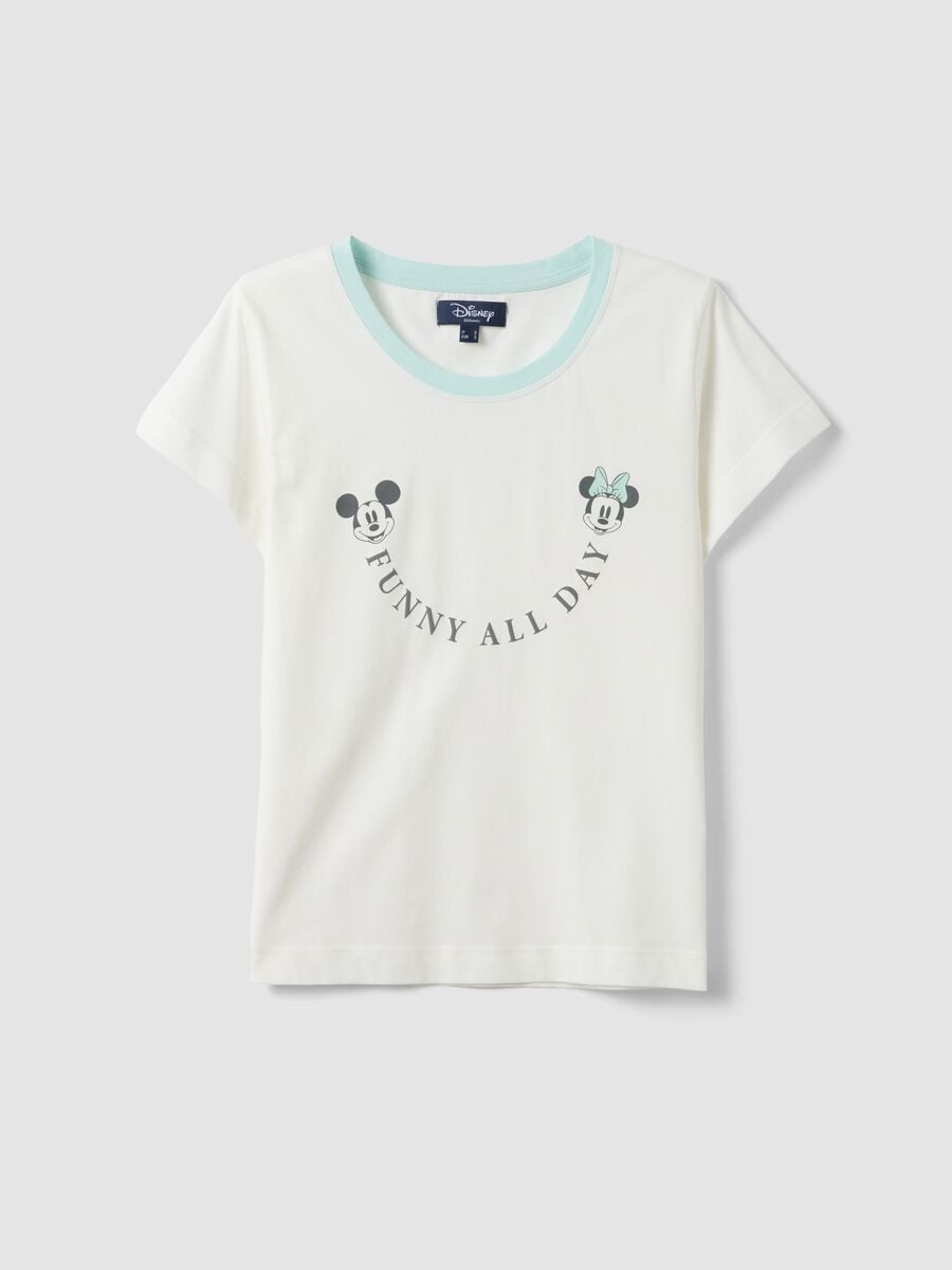 &Lambda;&epsilon;&upsilon;&kappa;ό T-shirt &pi;&iota;&tau;&zeta;ά&mu;&alpha;&sigmaf; &alpha;&pi;ό 100% &omicron;&rho;&gamma;&alpha;&nu;&iota;&kappa;ό &beta;&alpha;&mu;&beta;ά&kappa;&iota; &mu;&epsilon; &sigma;&tau;ά&mu;&pi;&alpha; Mickey Mouse_4