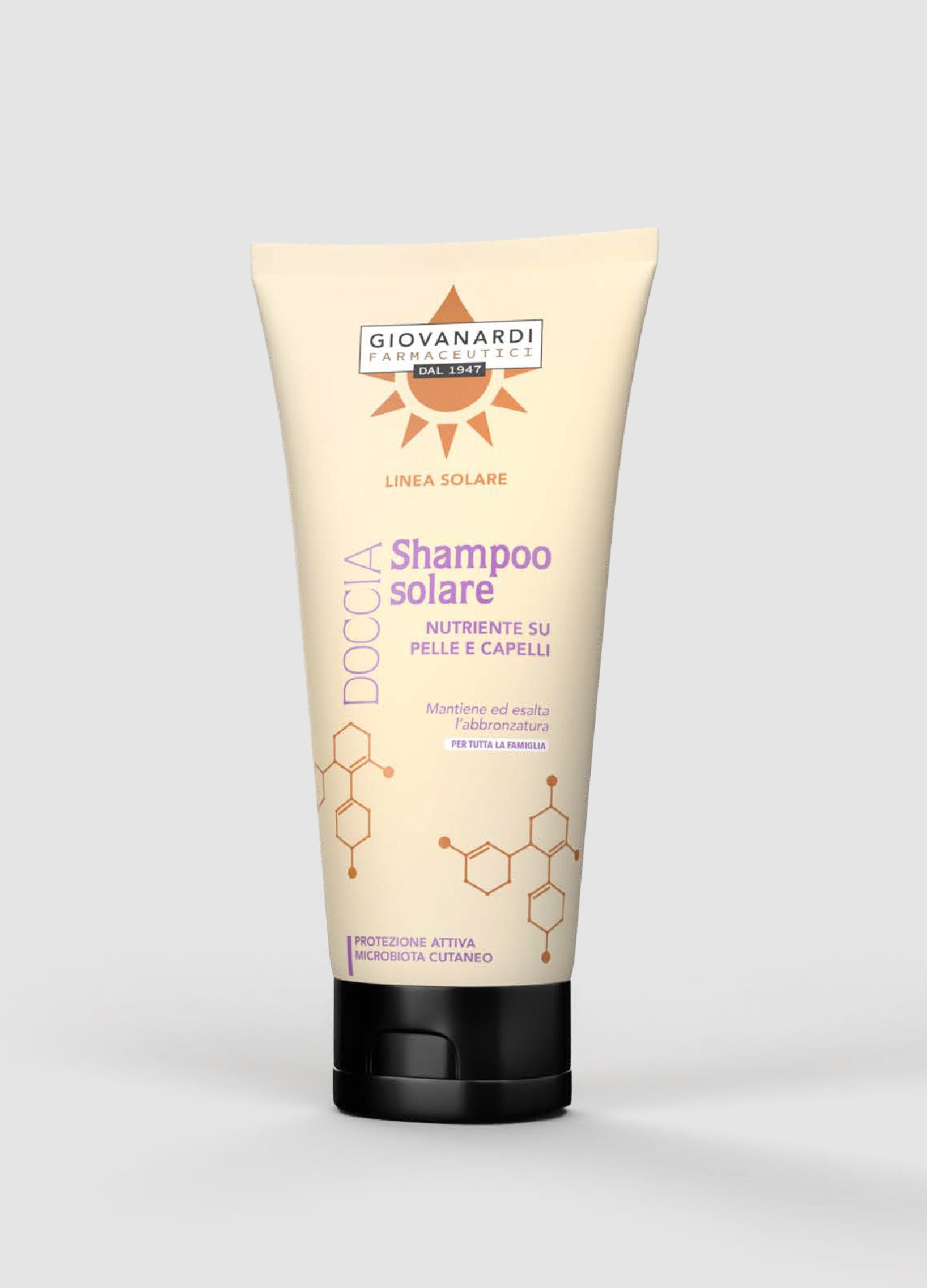 After-sun shower shampoo
