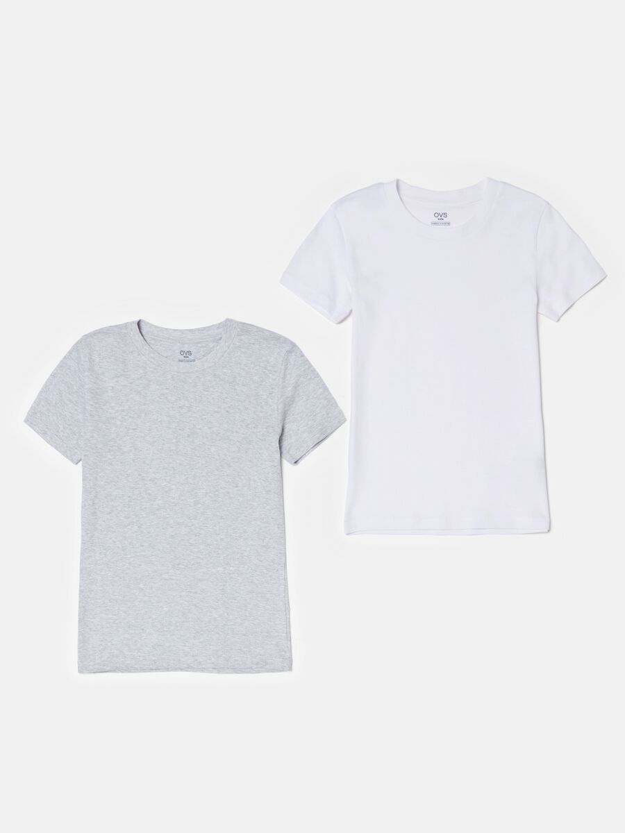 Two-pack undershirts with round neck_0