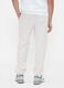 Beige Jogginghose aus Baumwoll-Polyester-Mischung_2