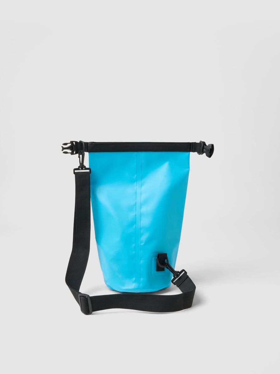 Blaue wasserdichte Tasche mit verstellbarem Schultergurt_1