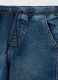 Cargo joggers in denim with drawstring_2