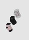 3-pack of multicolour short socks in stretch organic cotton for boys_0