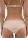 Regular fit beige stretch fabric slip_2