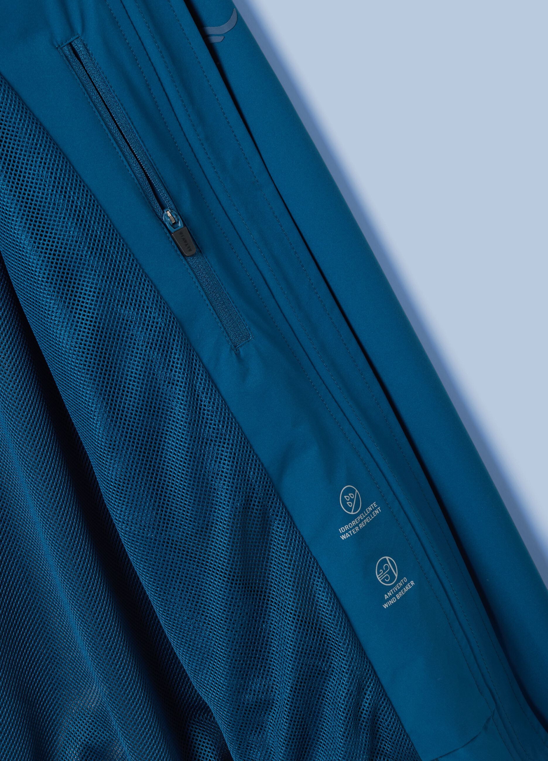 ALTAVIA SAILING blue windbreaker jacket with zip