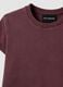 Fitted T-shirt in stretchy purple cotton_5